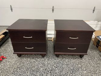 Matching Solid Wood Night Stands
