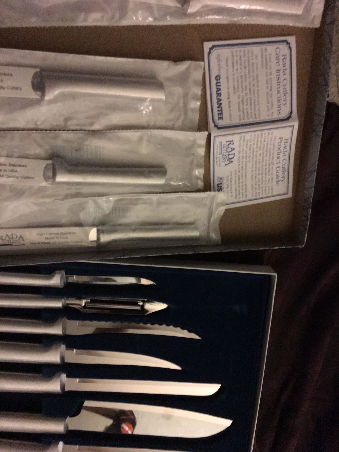 New professional chef knife set with paperwork only $50 firm