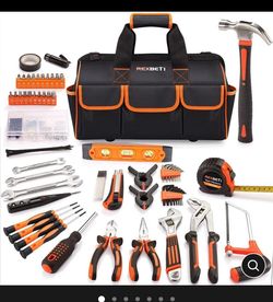 REXBETI new 219 PC premium tool kit W tool bag