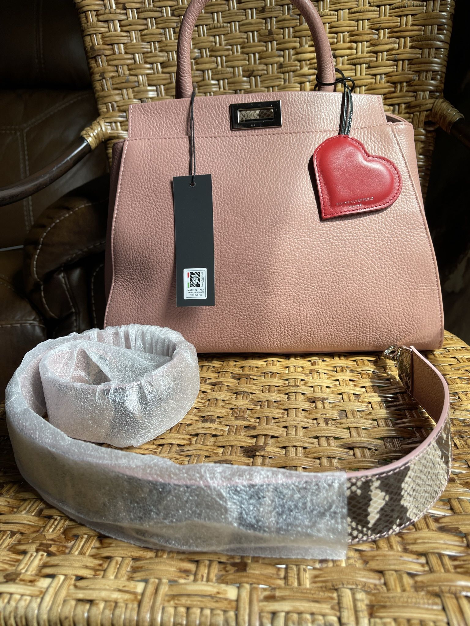 Handmade In Italy Shoulder Bag