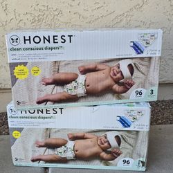 Honest Diapers Size 3 NEW 