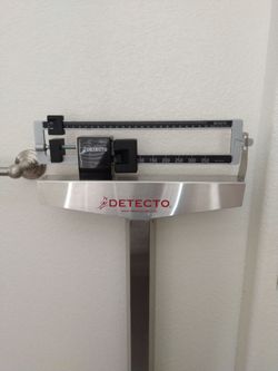 Detecto Analog Body Weight Scale 400lb Cap Excellent Condition