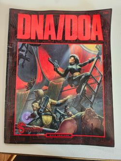 Shadowrun DNA/DOA Adventure 7301 Dave Arneson FASA 1989 Vintage RPG Module