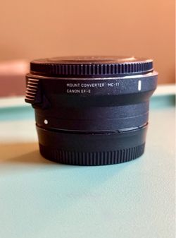 Canon EF to E converter (MC-11) attach Canon lens to Sony camera