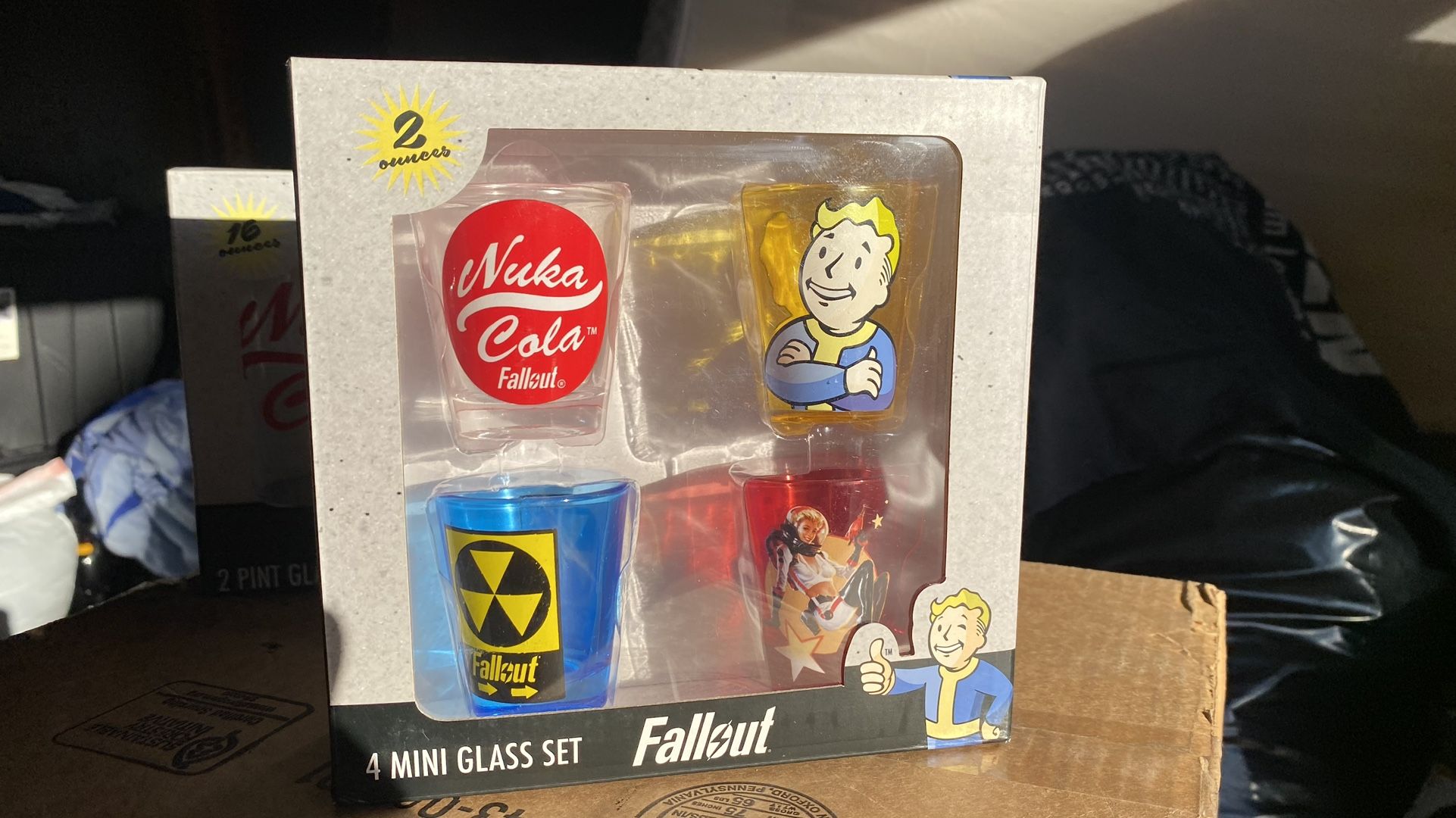 Fallout Glass Cups and shot glasses