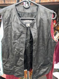 Banana republic size 10 leather vest