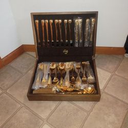 Gold Plated Silverware 