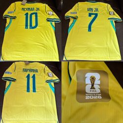 Brazil Neymar 10, world cup 2026 jersey