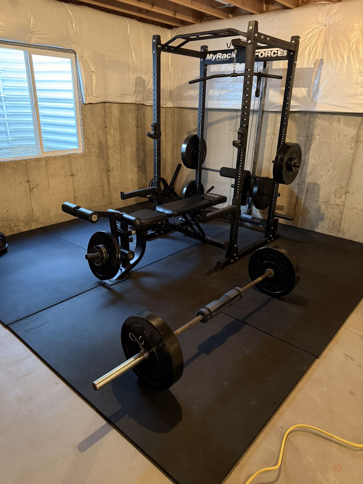 Squat/Power Lifting Rack And Bench
