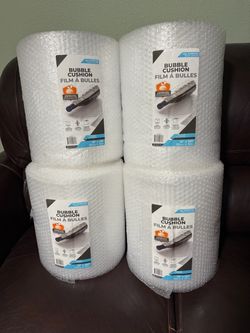Roll of bubble wrap - 100 sq ft  $9 each or 4 rolls for $30  Pick up in Dallas zip code 75211