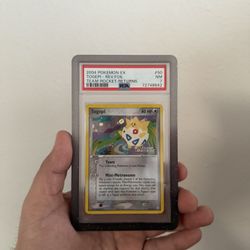 PSA 7 - LOW POP - Togepi #50 Reverse Holo Foil - Team Rocket Returns Stamped