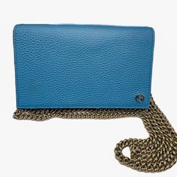 Gucci GG Marmont Chain Leather Crossbody Bag