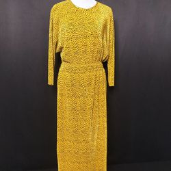 Yellow Polka Dot Maternity Dress By ASOS (Size 8)