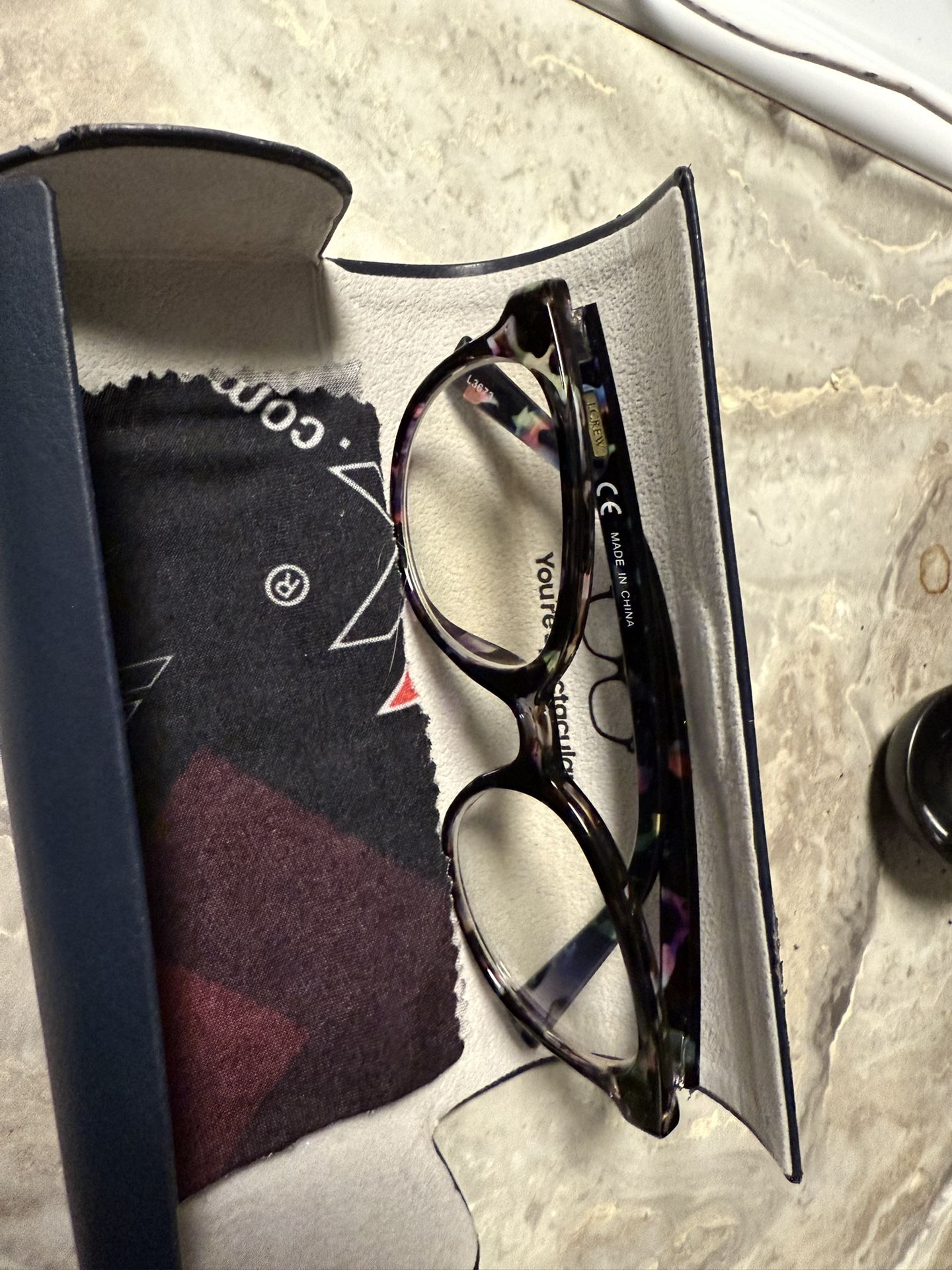 Gafas de sol extragrandes para mujer de J. Crew, color rosa carey, negras translúcidas/plástico