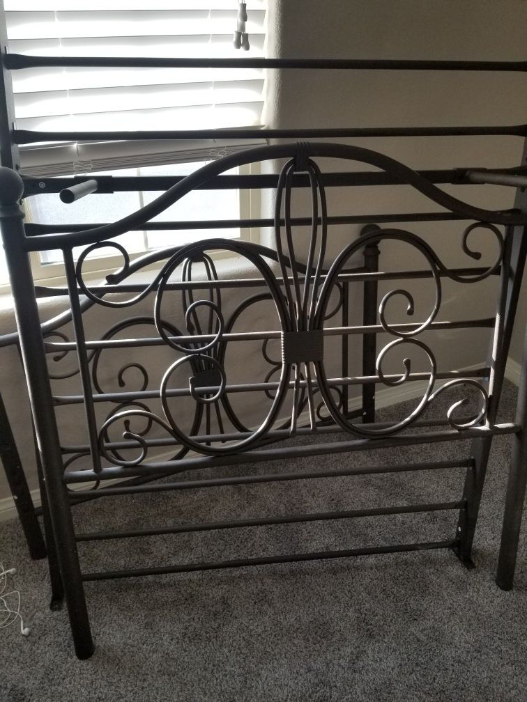 Vintage Twin metal bed frame