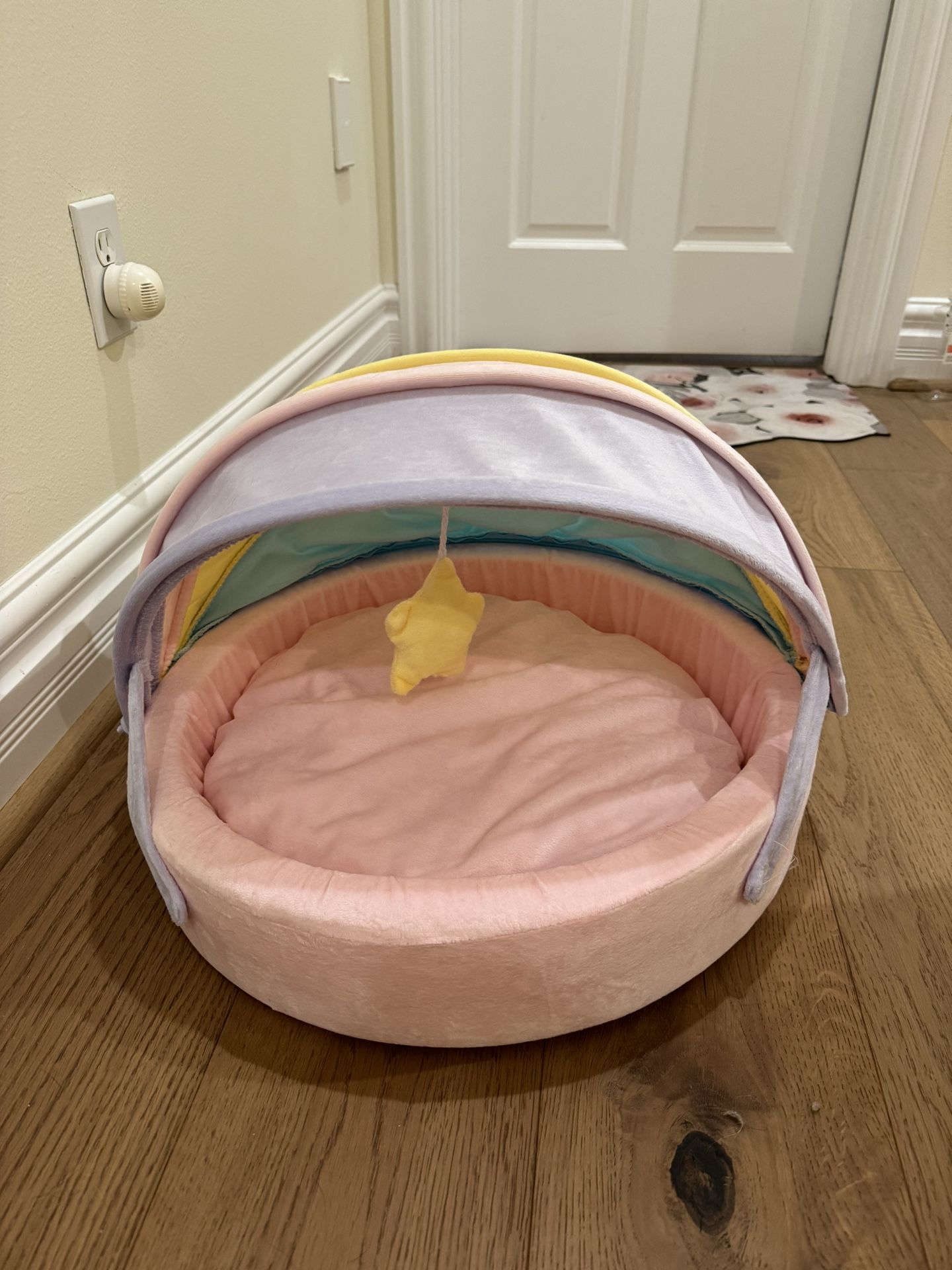 Puffy Rainbow Pet Bed