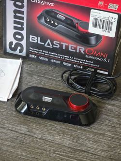 Creative Sound Blaster Omni Surround 5.1 USB External Sound Card SB1560
