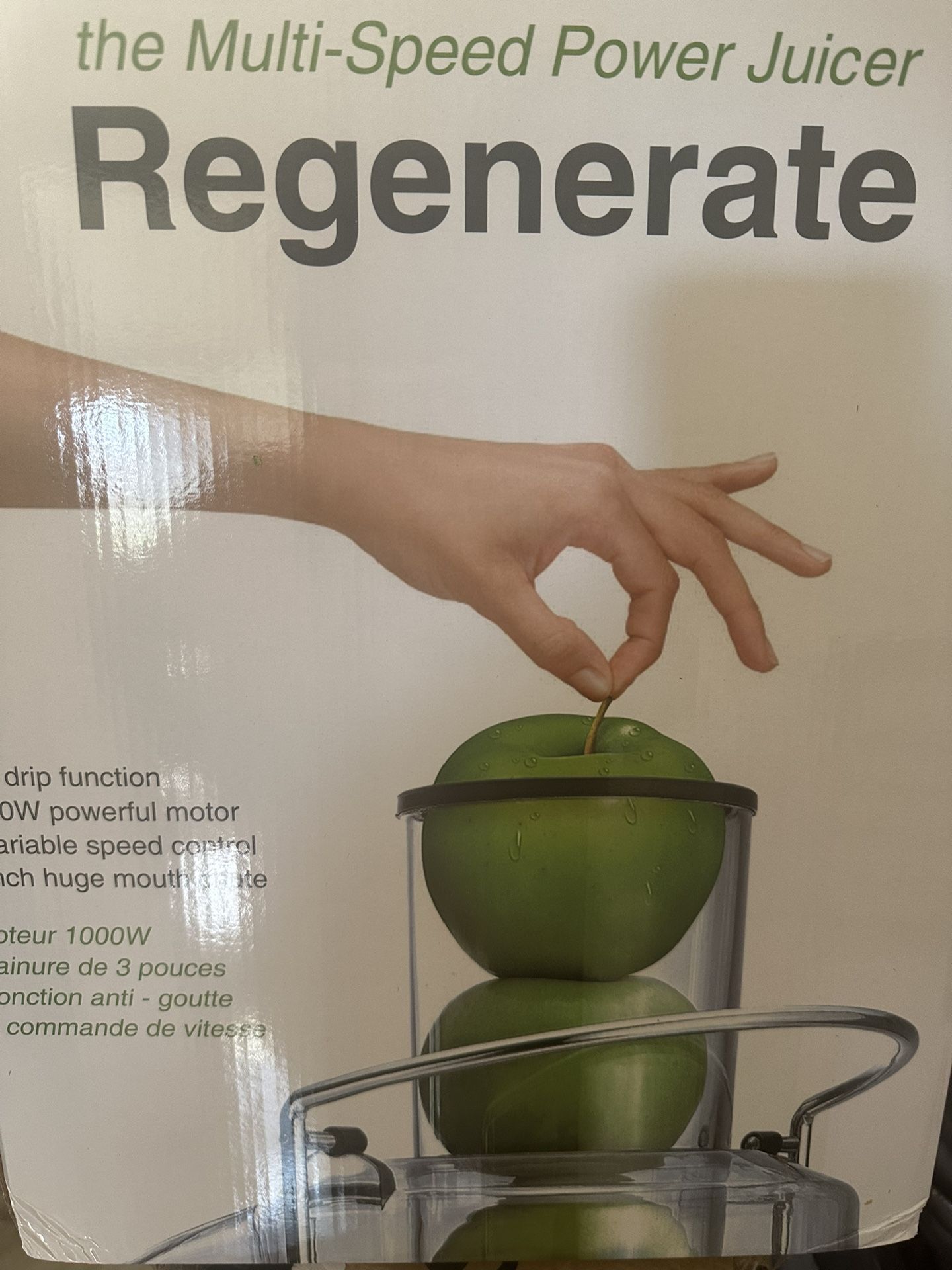 Regenerate power juicer 