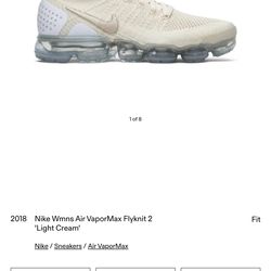 Nike Wmns Air VaporMax Flyknit 2 'Light Cream'