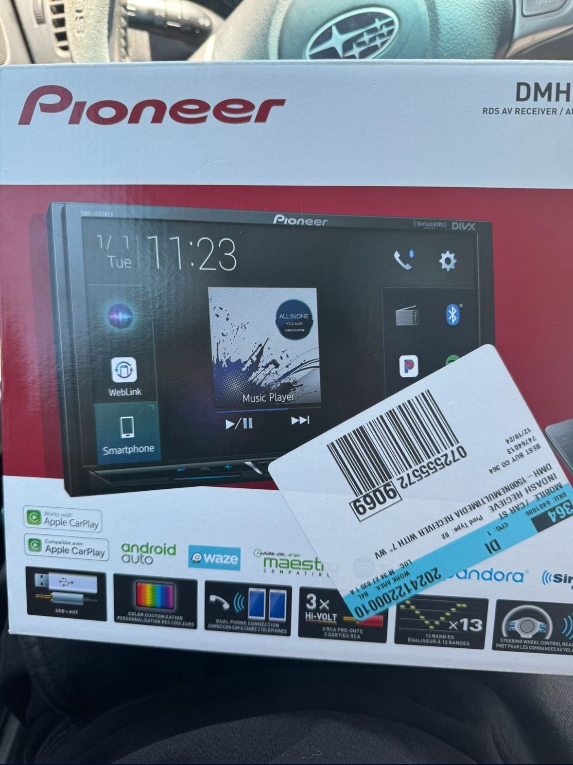 Pioneer 7” Digital Media Receiver 