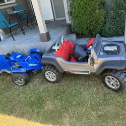 Power Wheel Jeep Wrangler & Boomerang  