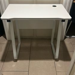 Desk White With Black Trim New