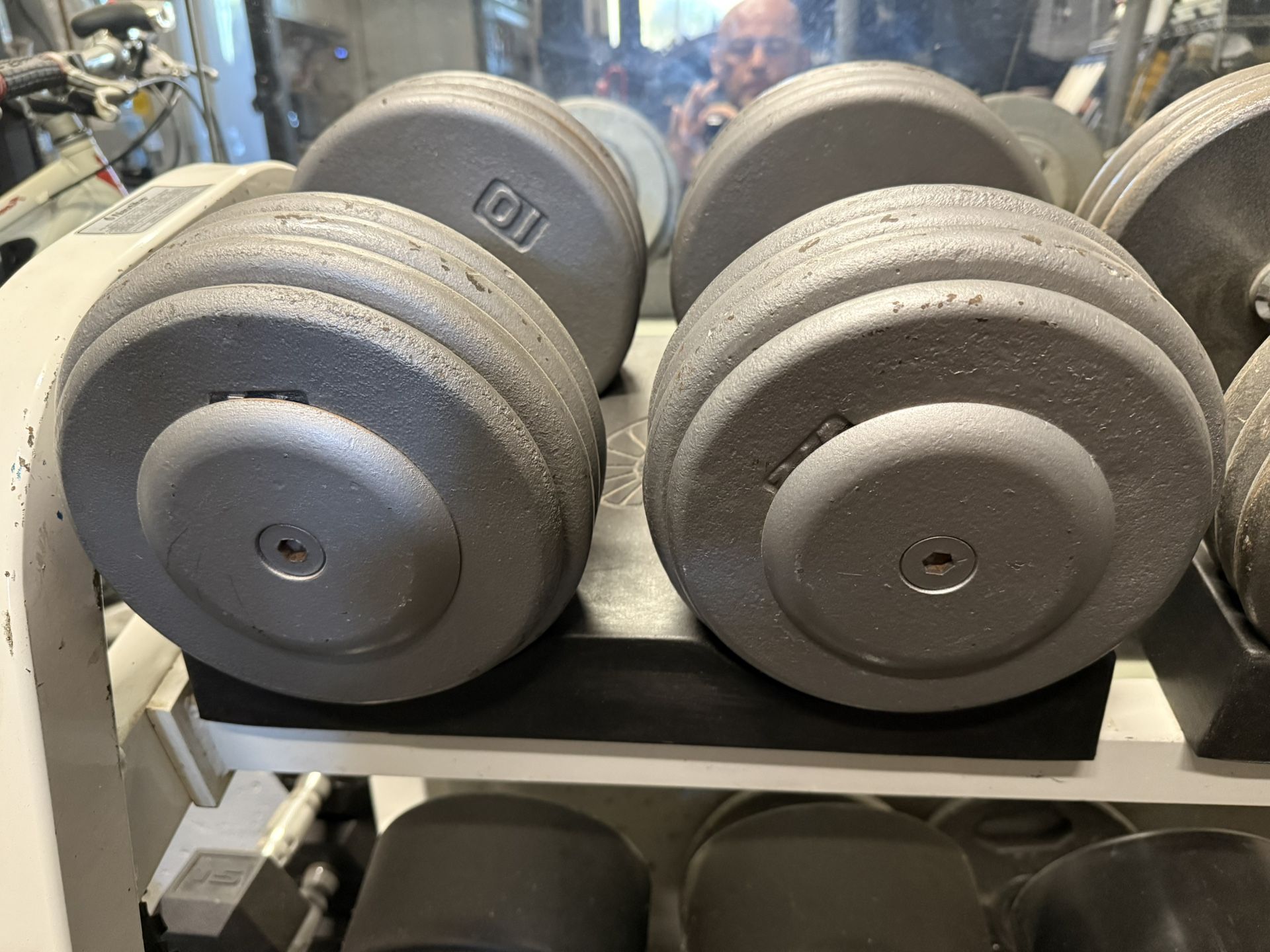 40LB, 50#, 60#, 70# and 80LB Dumbbells