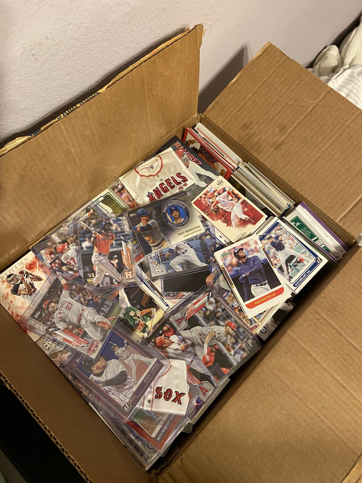 Baseball Cards 2 Boxes Full