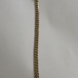 14k gold rope chain 45g  14 k gold Cuban bracelet 40g