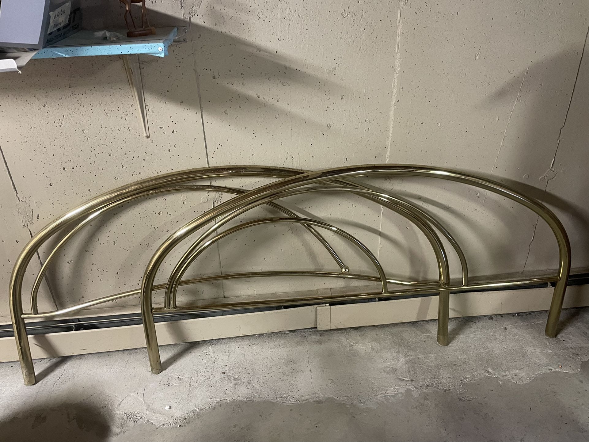 Queen Brass Head And Foot Board