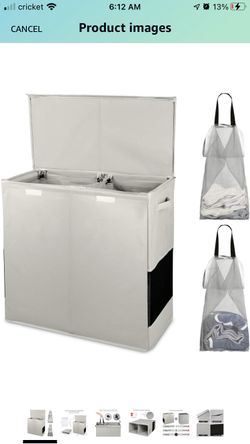 BRAND NEW DOUBLE LAUNDRY HAMPER