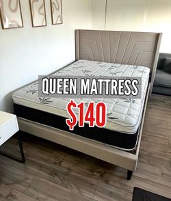 NEW QUEEN MATTRESS ONLY $140