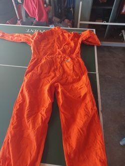 44R L/XL COVERALLS/JUMP SUIT ORANGE