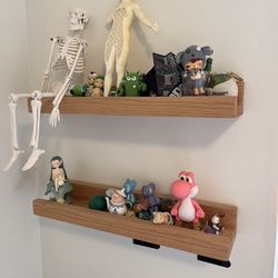 Red Oak 18” Floating Shelf