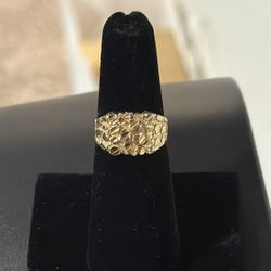 10k Nugget Ring