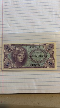 Military us payment note