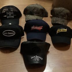 jack Daniels hats 7pcs