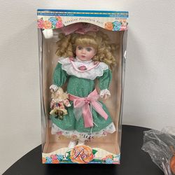 Genuine Porcelain Doll - Victoria Rose Collection Special Edition