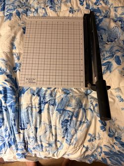 PAPER CUTTER, BOSTON 12" TRIMMER; cross streets are Arapaho & Waterview