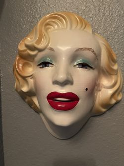 Vintage Clay Art Marilyn Monroe