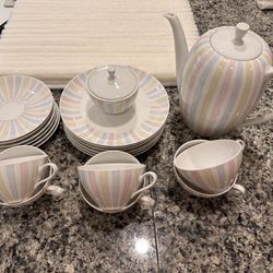 Tea Set For 6. 