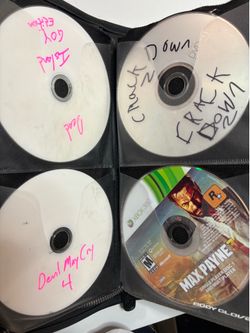 39 Burned Xbox 360 games