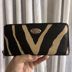 Zebra Print Coach Wallet 