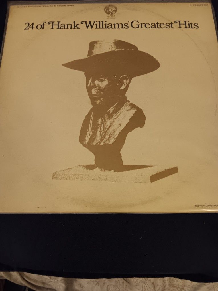 3 Hank Williams LPs /DJ Copy