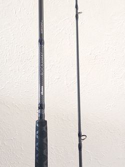 OKUMA ROCKAWAY SPINNING POLE 9FT 10-17LB 1/2-1 1/2 LURE WT POWER MEDIUM USED ONLY COPLE TIME IS LIKE NEW