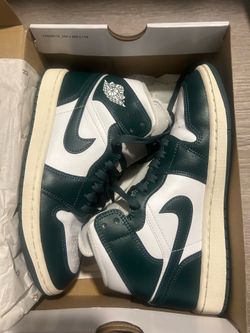Air Jordan 1 Mid White/Oxidized Green-Sail