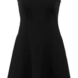 SPANX Women's Black Fit & Flare Sleeveless Dress

