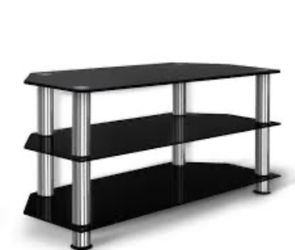 modern 3-tier entertainment center media console