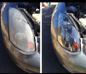 Headlight reconditioning.