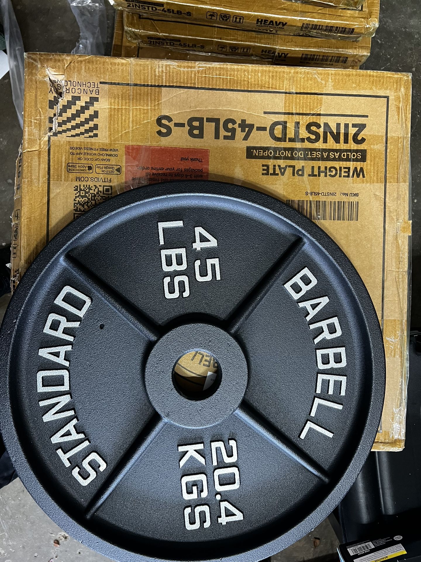 Un-used Weight Plates - $80 Per Pair